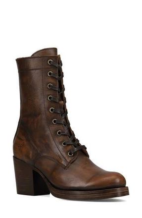 Frye Jean Lace-Up Boot in Dark Brown at Nordstrom Rack, Size 7