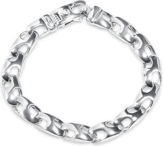 Pompeii3 Mens Designer Mariner Link 14k Gold (44gram) or Platinum (71gram) 10mm Bracelet 8.5