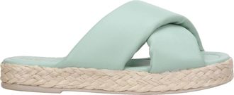 Offline Shoes Womens Janelle Espadrille Flatform In Mint