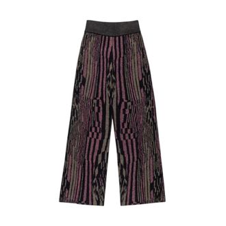 Nenette Wijde Broek - Dames - Wijde Broeken - Veelkleurig - S - Broeken