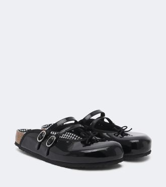 Birkenstock x Repetto Scala patent leather mules