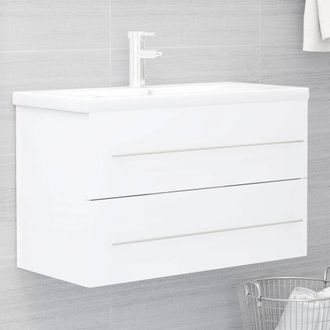 Berkfield Home Sink Cabinet White 80x38.5x48 cm Engineered Wood