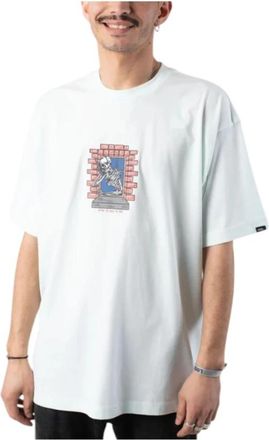 Vans Skull Window T-shirt Hint of Mint - Heren - T-shirts - Blauw - M - Katoen - Tops
