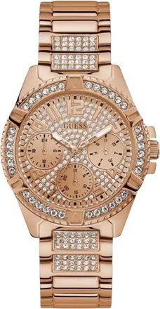 Guess Multifunctionele Dames Frontier Rosegoud Horloge - Dames - Horloges - Roze - ONE Size - Accessoires
