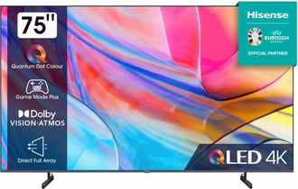 Hisense 75A79KQ TV 190,5 cm (75) 4K Ultra HD Smart TV Wifi Antracite 250 cd / mq