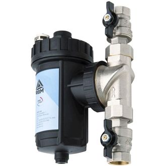 RBM Filtro magnetico Safe Cleaner 2 - separatore di fanghi e funzione di filtraggio - Femmina - Femmina 26x34