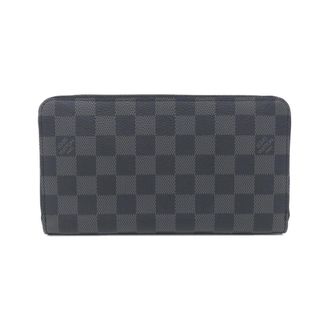 Louis Vuitton Dark Gray Graphite Coated Canvas Long Wallet (Bi-Fold) (Pre-Owned)