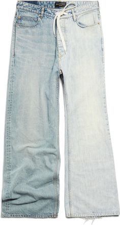 Balenciaga (WMNS) Balenciaga Fifty-fifty Pants Blue 793766TQW752664