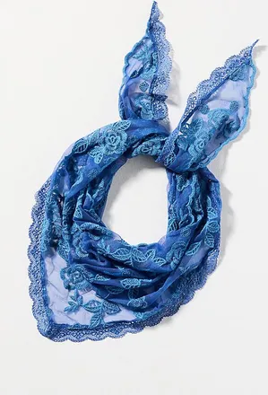 Elizabeth Gillett Floral Lace Hair Scarf