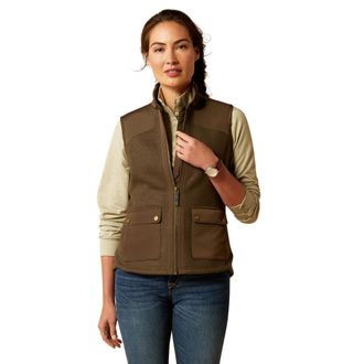 Ariat Womens Millbrae Gilet in Earth 2, Size X-Small, by Ariat