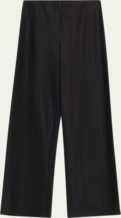 Vince Colette High-Rise Linen Bias Pants