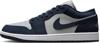 Nike Jordan Mens Air Jordan 1 Low Shoes in Blue | IV6045-451
