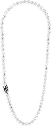 Good Art Hlywd Mens Triple Cutout B Poplock Necklace in Sterling Silver at Nordstrom, Size 24