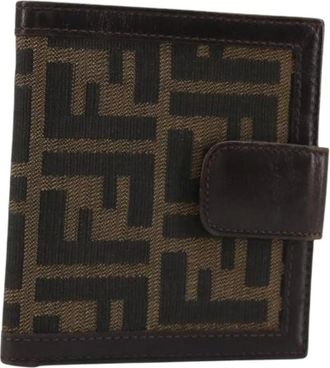 Fendi Pre-owned Zucca Canvas Wallet - - Pre-owned - Donna - Marrone - ONE SIZE