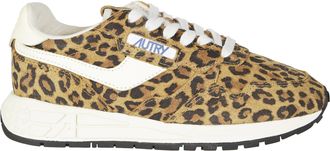 Autry Reelwind Low Leopard Print Sneakers