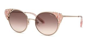 Chopard Brown Pink Gradient Cat Eye Sunglasses SCHL06S 0A39 53