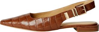 Michael Kors Darrington Sling Flat Chestnut 40F4DTFP1E-219 Womens