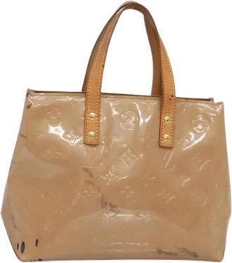 Louis Vuitton Pre-owned Vintage Handtas - Dames - Vintage Handtas - Beige - ONE Size - Leer - Vintage