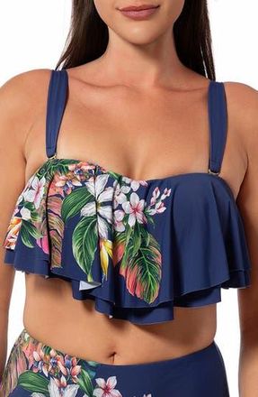 Jantzen Paloma Convertible Strap Bikini Top in Pantheon Blue at Nordstrom Rack, Size 14