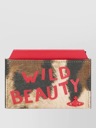 Vivienne Westwood leopard-print cardholder