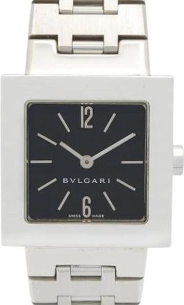 Bulgari Pre-owned Vintage Polshorloge - Dames - Vintage Horloges - Zwart - ONE Size - Vintage