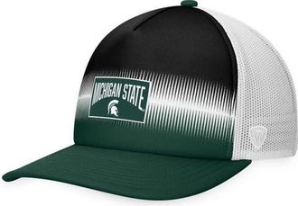 Top of the World Mens Top of the World Green/Black Michigan State Spartans Daybreak Foam Trucker Adjustable Hat at Nordstrom