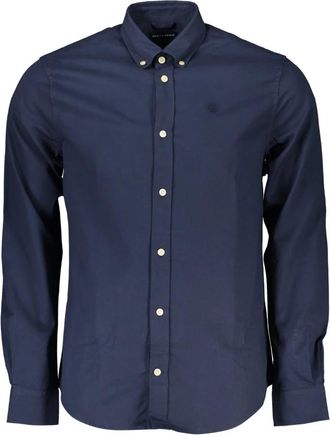 North Sails Kleding - Heren - Casual Overhemden - Blauw - S - Overhemden