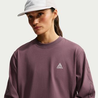 Nike Womens Nike ACG Dri-FIT T-Shirt in Purple | IO1579-502