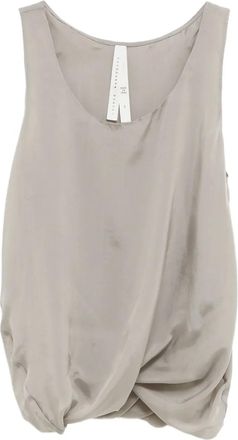 Lauren Manoogian Top smanicato - Grigio