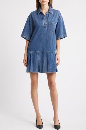 Frame Denim Tennis Cotton Blend Denim Minidress in Potion at Nordstrom Rack, Size X-Small