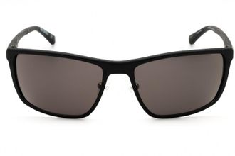 Harley-Davidson HD1015X Polarized Rectangular Sunglasses - Black