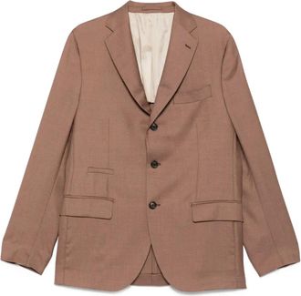 Eleventy Pak met drie knopen - Bruin