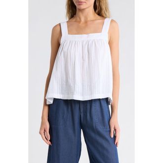 Splendid Jacquard Woven Tank in White at Nordstrom Rack, Size X-Large