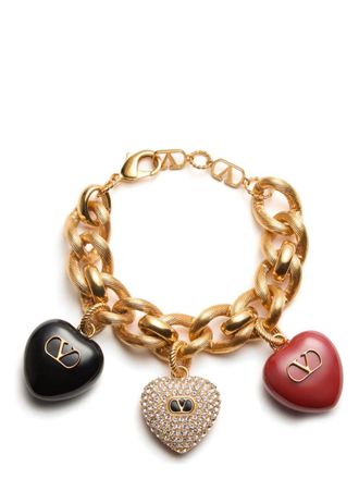 【関税&送料込】Valentino Garavani Pearl Coeur  Bracele Valentino Garavani Pearl Coeur Royal Bracelet | italist