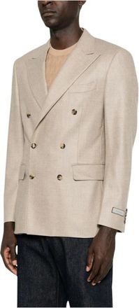 Canali Blazers - Heren - Blazers - Beige - XL - Jassen