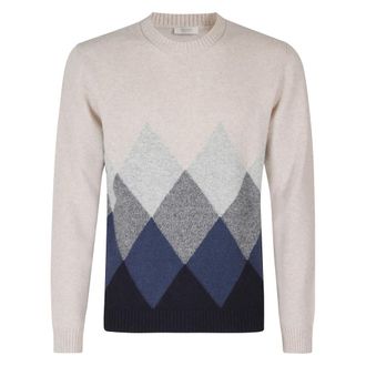 Seventy Jersey Seventy de mezcla de lana con rombos - Knitwear - Hombre - Multicolor - 2XL