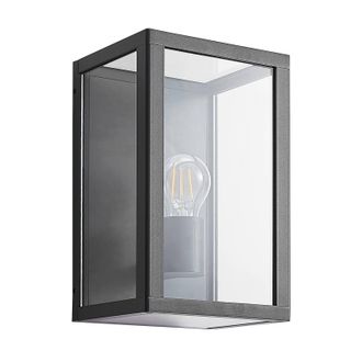 Lindby Lindby L&aacute;mpara De Pared Exterior giavanna En Negro Aluminio