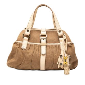 Celine Pre-owned Celine Canvas Boogie Tassel Tote Ladies SAS0/46