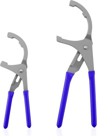 OEM Alicates Para Filtros De Aceite De 9 Y 12 - Juego Ajustable - Azul - Para Coche, Cami&oacute;n Y Motocicleta