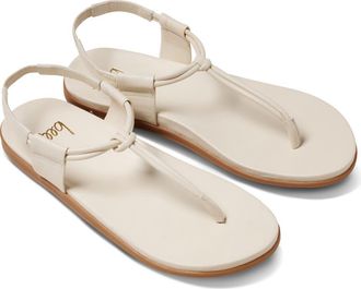 beek Mango Leather Sandal in Vanilla at Nordstrom, Size 12