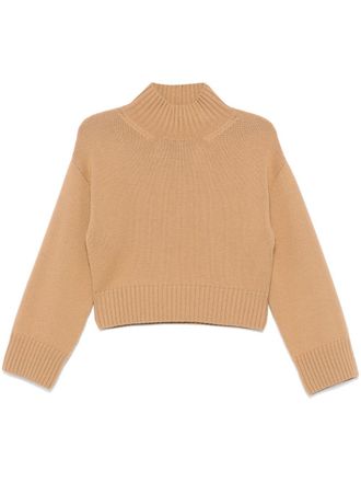 Fabiana Filippi cropped sweater - women - Merino - 42 - Neutrals