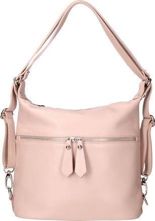 Viola Castellani Geconverteerde schoudertas in een rugzak kan worden omgezet Vrouwen LIGHT PINK