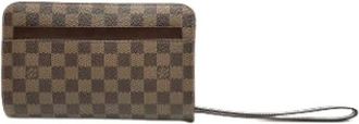 Louis Vuitton Pre-owned Clutches, female, Brown, Size: ONE SIZE Pre-owned Saint Louis