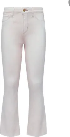 L'agence Womens Kendra High Rise Crop Flare Jeans In Oat/mothergoose