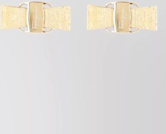 Ferragamo vara signature bow metal pin brooch