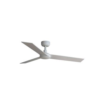 Netlighting Rudder Small White Ash DC Ceiling Fan 6 Speed