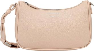 Emporio Armani Bolso bandolera con correa de logo - Bags - Mujer - Beige - ONE SIZE