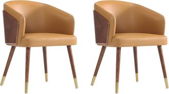 Manhattan Comfort Set of 2 Reeva Dining Chairs