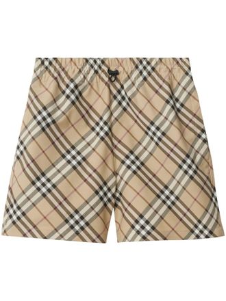 Burberry Vintage Check zijden shorts - Beige