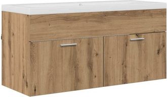 vidaXL Mueble De Cuarto De Ba&ntilde;o Roble Artesanal 100 X 38,5 X 46 Cm Vidaxl